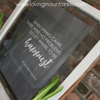 When Spring Came…with a FREE Printable!