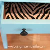 Quick & Easy DIY Fabric Lined Drawer
