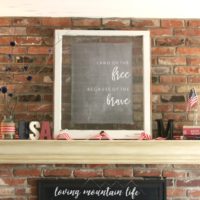 Easy DIY Patriotic Decor & a FREE Beautiful Printable